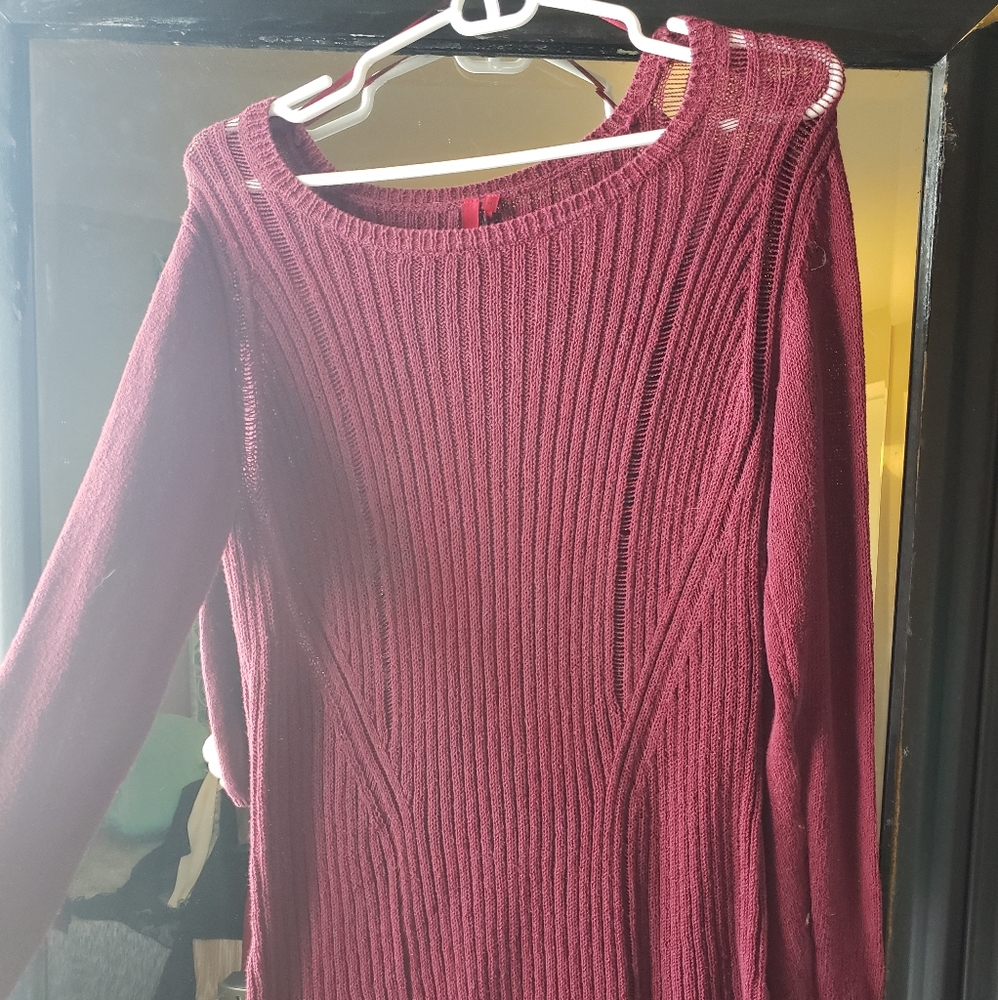 Short Red Sweater Dress